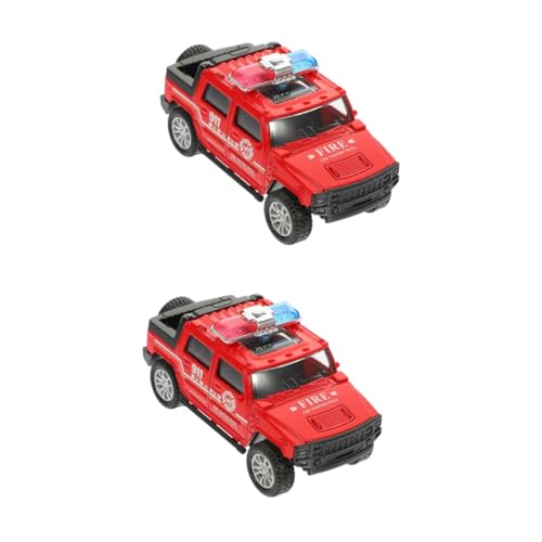 Yardwe 2 Stück Simulierter Feuerwehrwagen mit Rückziehmotor Realistisches Feuerwehrauto Modell für Pädagogisches Fahrzeugspielzeug Hand Augen Koordination Robustes Pull Back Auto Rot Yardwe 2 Stück Simulierter Feuerwehrwagen mit Rückziehmotor Realistisches Feuerwehrauto Modell für Pädagogisches Fahrzeugspielzeug Hand Augen Koordination Robustes Pull Back Auto Rot von Yardwe