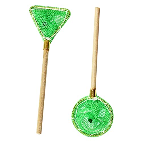 Yardwe 2 Stück Simuliertes Fischernetz Netze Mini Fischereinetz Modell Eines Spielzeugwerkzeugs Puppenzubehör Dekoratives Fischernetz- Werkzeugdekor Für Holz Green von Yardwe