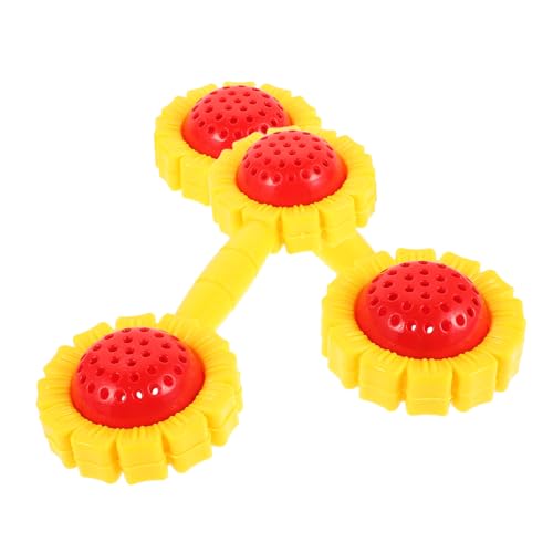 Yardwe 2 Stück Sonnenblumenhanteln Rasseln Plastik von Yardwe