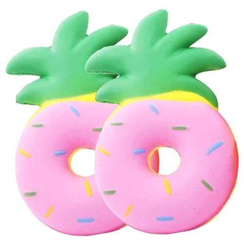Yardwe 2 Stück Stressabbau Donut Für Kleinkinder Kniffliges Quetschspielzeug Für Quetsch Stressbälle Sensorisches Quetschspielzeug Donut Quetschspielzeug Obst von Yardwe