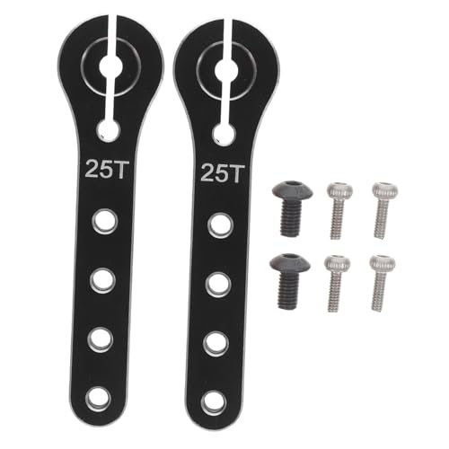 Yardwe 2 Stück Teiliges Aluminiumlegierung Rc Lenkservoarm Metallverlängerung für Rc Auto Flugzeug Boot Robustes DIY Ersatzteil für Präzise Steuerung und Langlebigen Einsatz von Yardwe