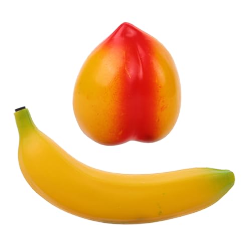 Yardwe 2 Stück Teiliges Frucht Shaker für Maracas Percussion Instrument Musikalischen Entwicklung und Kognitiven Fähigkeiten Geeignet für Kindergarten und Frühe Bildung Banane Yardwe 2 Stück Teiliges Frucht Shaker für Maracas Percussion Instrument Musikalischen Entwicklung und Kognitiven Fähigkeiten Geeignet für Kindergarten und Frühe Bildung Banane von Yardwe