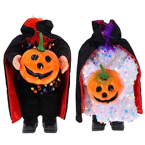 Yardwe 2 Stück Teiliges Halloween Deko Gesichtslose Gnom Figuren Puppen Kreative Kürbis Design Für Party Haus Schaufenster Yardwe 2 Stück Teiliges Halloween Deko Gesichtslose Gnom Figuren Puppen Kreative Kürbis Design Für Party Haus Schaufenster von Yardwe