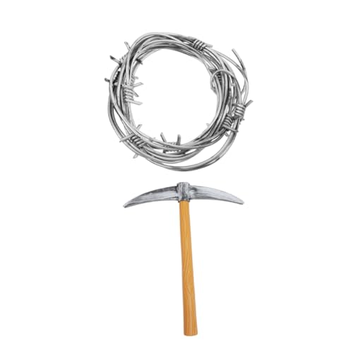 Yardwe 2 Stück Teiliges Halloween Kette aus Flexiblem Kunststoff Realistische Simulation für Gruseldekoration und Kostümparty für Streiche und Kreative Halloween Props von Yardwe