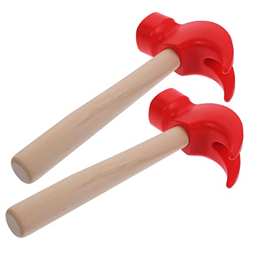Yardwe 2 Stück Teiliges Hammer Kleine Holzklopfer Sicher und Ungiftig Fördert Hand Auge Koordination und Griffstärke Lernspielzeug für Jungen und Mädchen Yardwe 2 Stück Teiliges Hammer Kleine Holzklopfer Sicher und Ungiftig Fördert Hand Auge Koordination und Griffstärke Lernspielzeug für Jungen und Mädchen von Yardwe