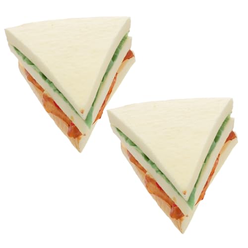 Yardwe 2 Stück Teiliges Künstliches Sandwichbrot Modell Realistische Nachbildung Fake Bread Prop für Food Fotografie Küchen Dekoration Vielseitig Einsetzbar für Restaurant Schaufenster Yardwe 2 Stück Teiliges Künstliches Sandwichbrot Modell Realistische Nachbildung Fake Bread Prop für Food Fotografie Küchen Dekoration Vielseitig Einsetzbar für Restaurant Schaufenster von Yardwe