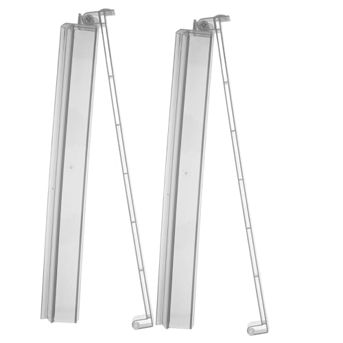 Yardwe 2 Stück Teiliges Mahjong Pusher und Rack aus Transparentem Langlebigem Kunststoff für Amerikanisches Mahjong Praktisches Leicht Gleitendes Fliesen Arrangement und Spielzubehör von Yardwe