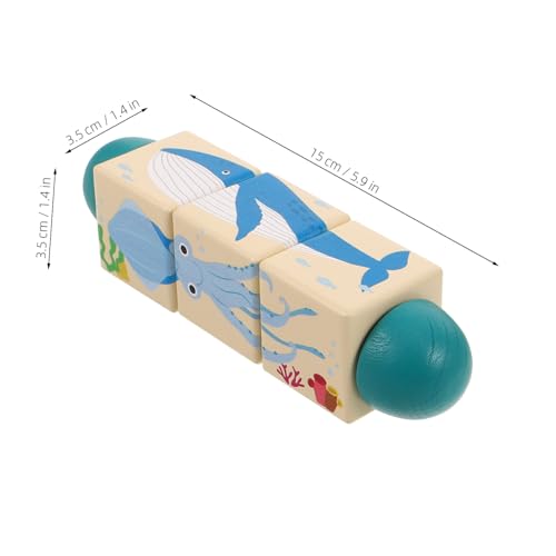 Yardwe 2 Stück Teiliges Montessori Holz Tierpuzzle Drehbares Lernspielzeug aus Glattem Holz Handliches Drehscheiben Puzzle für Kleinkinder Feinmotorik und Problemlösung Yardwe 2 Stück Teiliges Montessori Holz Tierpuzzle Drehbares Lernspielzeug aus Glattem Holz Handliches Drehscheiben Puzzle für Kleinkinder Feinmotorik und Problemlösung von Yardwe