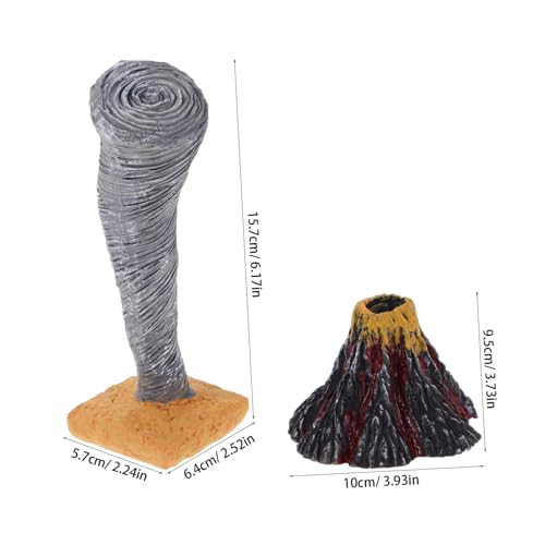 Yardwe 2 Stück Teiliges Naturkatastrophen Lernspielzeug und Tornado Modell Robustes Sandspiel für Interaktives Wissenschaftsmodell Kreativität und Naturphänomen Erkundung Yardwe 2 Stück Teiliges Naturkatastrophen Lernspielzeug und Tornado Modell Robustes Sandspiel für Interaktives Wissenschaftsmodell Kreativität und Naturphänomen Erkundung von Yardwe