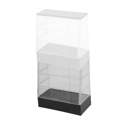 Yardwe 2 Stück Teiliges Transparentes Kuchen Display Cabinet für Puppenhaus Elegante Deko für Sicher für Perfektes Accessoire für Jede Puppenstube Yardwe 2 Stück Teiliges Transparentes Kuchen Display Cabinet für Puppenhaus Elegante Deko für Sicher für Perfektes Accessoire für Jede Puppenstube von Yardwe