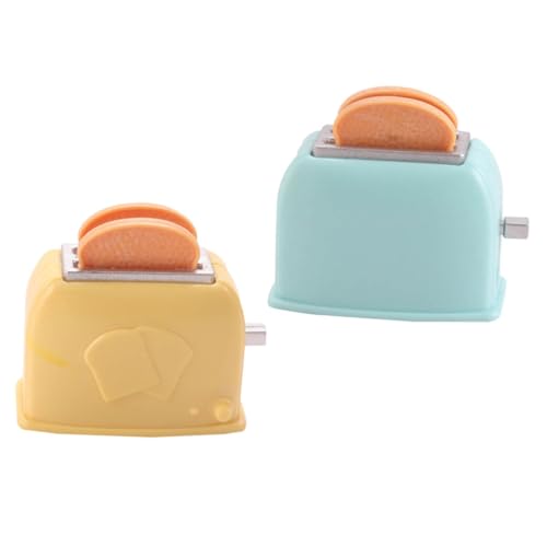 Yardwe 2 Stück Toaster Modell Miniatur Spielzeugmodell Miniatur Küchenzubehör Miniatur Lebensmittel Küchendekoration Miniatur Brotbackautomat Brotmaschine Mini Küchendekor Yardwe 2 Stück Toaster Modell Miniatur Spielzeugmodell Miniatur Küchenzubehör Miniatur Lebensmittel Küchendekoration Miniatur Brotbackautomat Brotmaschine Mini Küchendekor von Yardwe