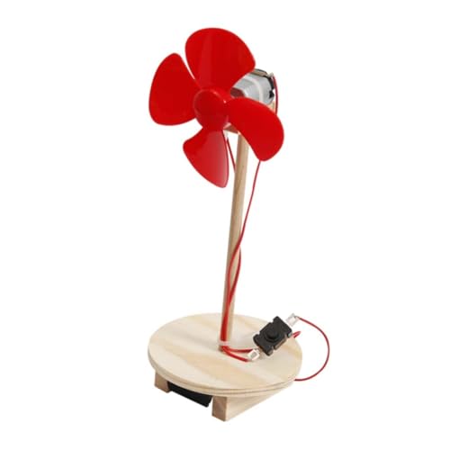 Yardwe 2 Stück Tragbarer elektrospielzeuge wiatrak elektryczny klein Elektrischer Experimentierkasten DIY Motorlüfter handgefertigter elektrischer rot Yardwe 2 Stück Tragbarer elektrospielzeuge wiatrak elektryczny klein Elektrischer Experimentierkasten DIY Motorlüfter handgefertigter elektrischer rot von Yardwe