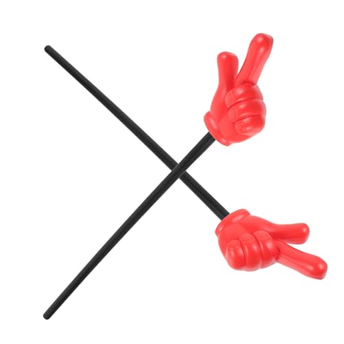 Yardwe 2 Stück Tricky Game Requisiten Handheld Zeiger Lustiger Mini Streichzeiger Klatschende Lehrerzeiger Handpuppe Riesige Helfer Im Klassenzimmer Kleine Handzeiger Lehrmittel von Yardwe