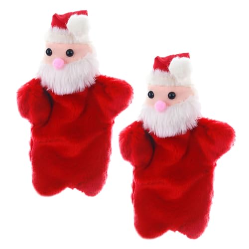 Yardwe 2 Stück Weihnachtsmann Fingerpuppen Teilig Weiche Plüsch Handpuppen für Interaktives Rollenspiel Farbenfrohe Weihnachtsdeko Figuren für Lernspielzeug Zuhause Kindergarten Yardwe 2 Stück Weihnachtsmann Fingerpuppen Teilig Weiche Plüsch Handpuppen für Interaktives Rollenspiel Farbenfrohe Weihnachtsdeko Figuren für Lernspielzeug Zuhause Kindergarten von Yardwe