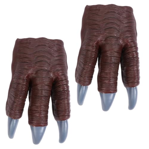 Yardwe Dinosaurier Pfotenhandschuhe für Kinder – 2 Stück Cosplay Krallen Spielzeug für Dinosaurier Geburtstagsparty Realistische Handpuppen aus Kunststoff Yardwe Dinosaurier Pfotenhandschuhe für Kinder – 2 Stück Cosplay Krallen Spielzeug für Dinosaurier Geburtstagsparty Realistische Handpuppen aus Kunststoff von Yardwe