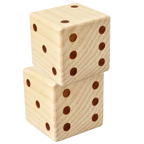 Yardwe 2 Stück große Holzwürfel riesige Würfel Jumbo Rasen Würfel für zu Hause Kinderwürfel Spielwürfel aus Holz Hof Würfel Würfel-Stütze Würfel für Partyspiel Tischspielwürfel Yardwe 2 Stück große Holzwürfel riesige Würfel Jumbo Rasen Würfel für zu Hause Kinderwürfel Spielwürfel aus Holz Hof Würfel Würfel-Stütze Würfel für Partyspiel Tischspielwürfel von Yardwe