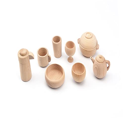 Yardwe 2 Stücke Geschirr Simulierte Küchenutensilien aus Buchenholz Unlackiert Teeschalen für Kreative Rollenspiele im Kinderzimmer für Geburtstagsgeschenke und Feste Yardwe 2 Stücke Geschirr Simulierte Küchenutensilien aus Buchenholz Unlackiert Teeschalen für Kreative Rollenspiele im Kinderzimmer für Geburtstagsgeschenke und Feste von Yardwe