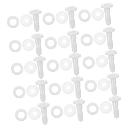 Yardwe 20 Sets Gelenkpuppenzubehör DIY Puppenzubehör Gefälschte Gelenke DIY Bastelgelenke Puppenteile DIY Tiergelenke Puppenherstellung Bewegliche Gelenke Handgefertigte Bären von Yardwe