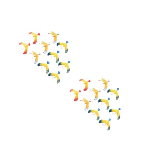 Yardwe 20 Stck Teiliges Balance Vogel Finger Balancieren Physik Lernspielzeug Schwerkraft Adler Party Mitgebsel für Jungen Mädchen Kreative Wissenschaft Zufällige Farbe Zufällige Farbe von Yardwe