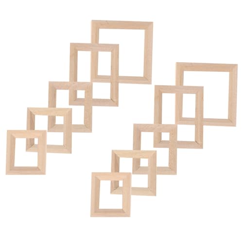 Yardwe 20 Stck Teiliges Miniatur Fotorahmen aus Handgefertigte Mini Bilderrahmen für Puppenhaus Dekoration Naturfarbene Miniatur Möbel Zubehör für Detailreiche Mini Haus Gestaltung Yardwe 20 Stck Teiliges Miniatur Fotorahmen aus Handgefertigte Mini Bilderrahmen für Puppenhaus Dekoration Naturfarbene Miniatur Möbel Zubehör für Detailreiche Mini Haus Gestaltung von Yardwe
