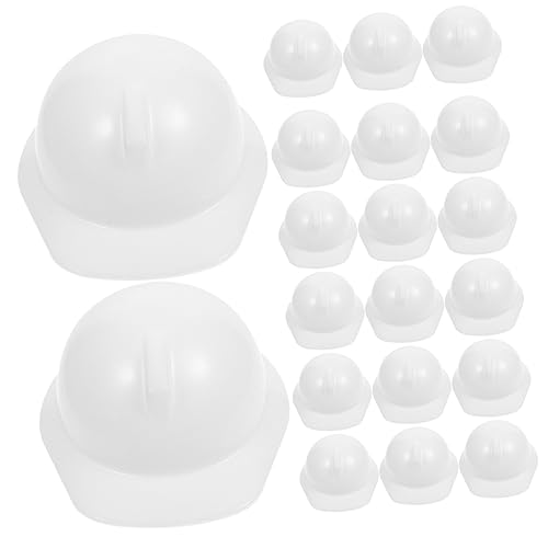 Yardwe 20 Stck. Helmmodellspielzeug Realistisch Schutzhelme Puppe Kleinkind Hart Mädchen Hüte -schutzhelm Miniatur Mini-bauhut Schutzhelm Abs Weiß Yardwe 20 Stck. Helmmodellspielzeug Realistisch Schutzhelme Puppe Kleinkind Hart Mädchen Hüte -schutzhelm Miniatur Mini-bauhut Schutzhelm Abs Weiß von Yardwe