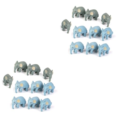 Yardwe 20 Stck. Miniatur Elefant Deko Teilig Mikro Landschaft Ornament Zufälligen Farben aus Resin für Puppenhaus und Garten Dekoration Zufällige Farbe Yardwe 20 Stck. Miniatur Elefant Deko Teilig Mikro Landschaft Ornament Zufälligen Farben aus Resin für Puppenhaus und Garten Dekoration Zufällige Farbe von Yardwe