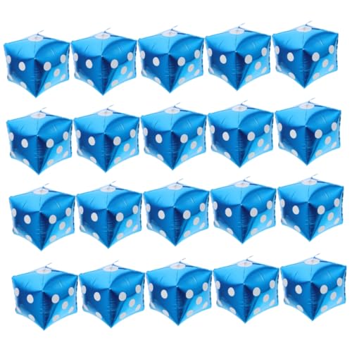 Yardwe 20 Stück Aluminiumfolie Würfelballons für Partydekorationen Kreative Würfelballons für Geburtstag und Festlichkeiten Wiederverwendbar und Gestaltet Yardwe 20 Stück Aluminiumfolie Würfelballons für Partydekorationen Kreative Würfelballons für Geburtstag und Festlichkeiten Wiederverwendbar und Gestaltet von Yardwe