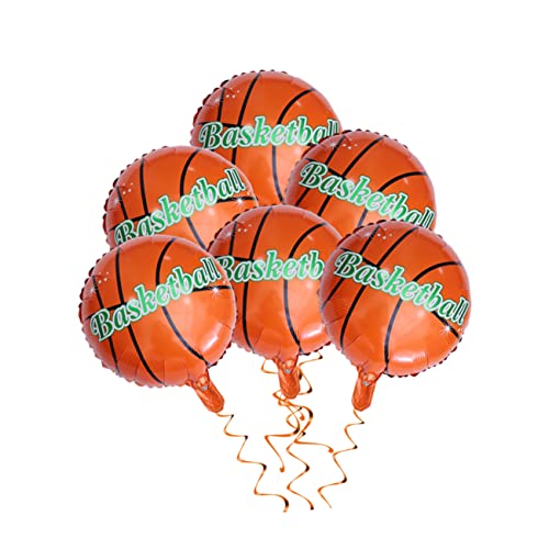 Yardwe 20 Stück Basketball Folienballons Set Sportliche Dekoration für Geburtstagsfeiern Partybedarf ohne Bänder für Jungen und Sportthemen Events Yardwe 20 Stück Basketball Folienballons Set Sportliche Dekoration für Geburtstagsfeiern Partybedarf ohne Bänder für Jungen und Sportthemen Events von Yardwe