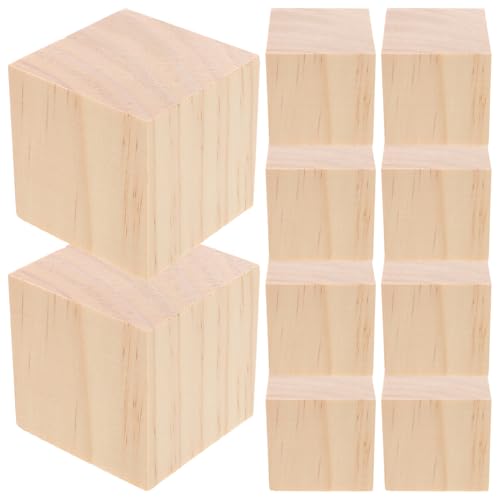 Yardwe 20 Stück Blanko Holzblöcke für Unbehandelte DIY Bastelwürfel für Kreativprojekte für Familienaktivitäten und Lernspiele Yardwe 20 Stück Blanko Holzblöcke für Unbehandelte DIY Bastelwürfel für Kreativprojekte für Familienaktivitäten und Lernspiele von Yardwe