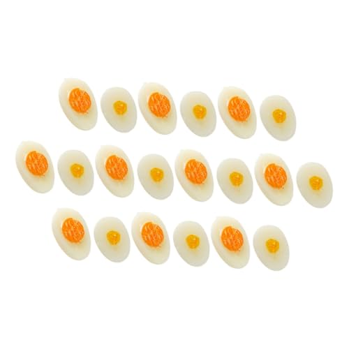 Yardwe 20 Stück Eier Ornamente mini für Kreatives für Eier für spielzeuge Miniatur-halbes Ei Miniatur-Ei-Modell- Mini Küchenei PVC Yardwe 20 Stück Eier Ornamente mini für Kreatives für Eier für spielzeuge Miniatur-halbes Ei Miniatur-Ei-Modell- Mini Küchenei PVC von Yardwe