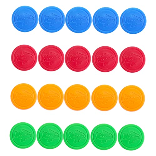 Yardwe 20 Stück Flugschach Spielsteine Schachfiguren Unterhaltungs Mixed Color für Zuhause Schule und Reisen Fördert Entscheidungsfindung bei Kindern von Yardwe