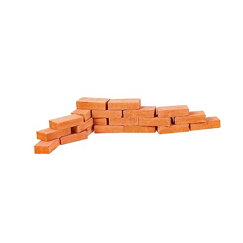 Yardwe 20 Stück Gebäudemodellsteine Klein Fälschung Miniatur Ziegel Winzig Simulationsbaustein Micro Landscape Decor Ton Rot Yardwe 20 Stück Gebäudemodellsteine Klein Fälschung Miniatur Ziegel Winzig Simulationsbaustein Micro Landscape Decor Ton Rot von Yardwe