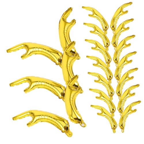 Yardwe 20 Stück Goldene Rentier-horn Folienballons Aluminiumfolie Einfache Inflation Festliche Weihnachtsdeko Kreative Geweih-designs für Kinderparty und Themenfeiern Yardwe 20 Stück Goldene Rentier-horn Folienballons Aluminiumfolie Einfache Inflation Festliche Weihnachtsdeko Kreative Geweih-designs für Kinderparty und Themenfeiern von Yardwe