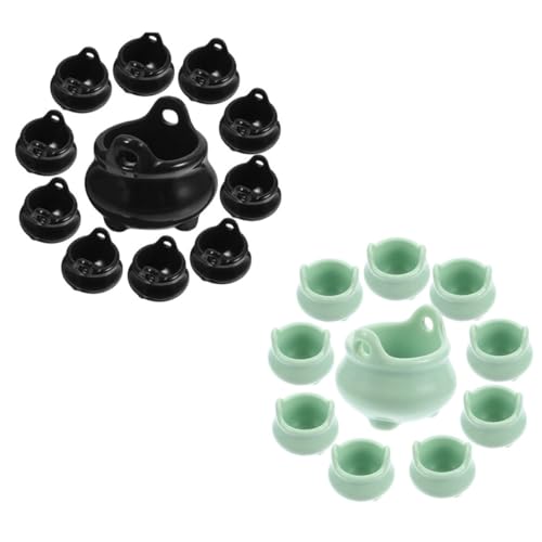 Yardwe 20 Stück Halloween-Miniatur-Hauszubehör halloween halloween toys Kessel-Halloween- gruselig Miniatur-Kesseltöpfe Halloween-Miniaturkessel Plastik Yardwe 20 Stück Halloween-Miniatur-Hauszubehör halloween halloween toys Kessel-Halloween- gruselig Miniatur-Kesseltöpfe Halloween-Miniaturkessel Plastik von Yardwe