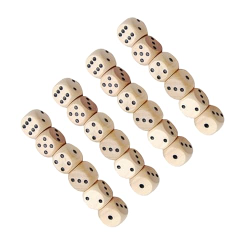 Yardwe 20 Stück Holzwürfel Zahlenwürfel Zahlenspiel Würfel Würfelspiele Spiele quadratische Würfel Tischspielwürfel Zubehör für Brettspiele Partyzubehör Standard-Spielwürfel Bambus Yardwe 20 Stück Holzwürfel Zahlenwürfel Zahlenspiel Würfel Würfelspiele Spiele quadratische Würfel Tischspielwürfel Zubehör für Brettspiele Partyzubehör Standard-Spielwürfel Bambus von Yardwe