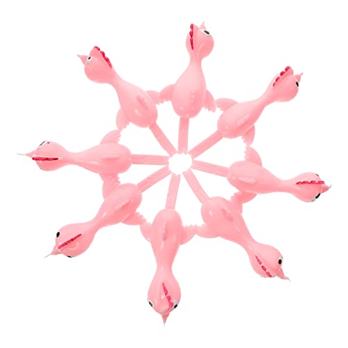 Yardwe 20 Stück Katapult-Küken- für Huhn Huhn Mini-Huhn Hühnerzubehör Geflügelspielzeug elastisches Hühnchenspielzeug Vinyl Rosa Yardwe 20 Stück Katapult-Küken- für Huhn Huhn Mini-Huhn Hühnerzubehör Geflügelspielzeug elastisches Hühnchenspielzeug Vinyl Rosa von Yardwe