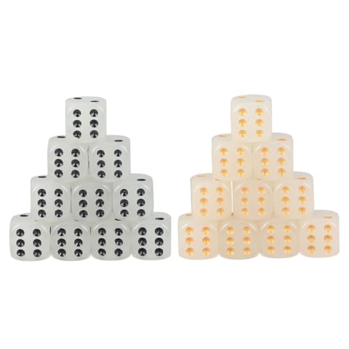 Yardwe 20 Stück Kreative Leuchtende Mini Würfelspielzeug für Spieleabende und Deko Wiederverwendbare Mehrseitige für Familie und Bars Yardwe 20 Stück Kreative Leuchtende Mini Würfelspielzeug für Spieleabende und Deko Wiederverwendbare Mehrseitige für Familie und Bars von Yardwe