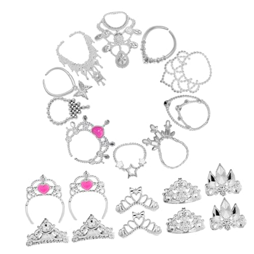 Yardwe 20 Stück Krone Halskette Puppenschmuck Puppenkrone Miniatur Mini-Krone Zubehör für Babypuppen Mädchen Halskette Armband Mädchen Schmuck Kostümschmuckspielzeug Kinderschmuck Plastik Yardwe 20 Stück Krone Halskette Puppenschmuck Puppenkrone Miniatur Mini-Krone Zubehör für Babypuppen Mädchen Halskette Armband Mädchen Schmuck Kostümschmuckspielzeug Kinderschmuck Plastik von Yardwe
