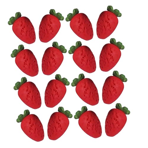 Yardwe 20 Stück Künstliche Mini Erdbeeren Realistische Früchte für Puppenhaus Dekoration und DIY Bastelprojekte Yardwe 20 Stück Künstliche Mini Erdbeeren Realistische Früchte für Puppenhaus Dekoration und DIY Bastelprojekte von Yardwe