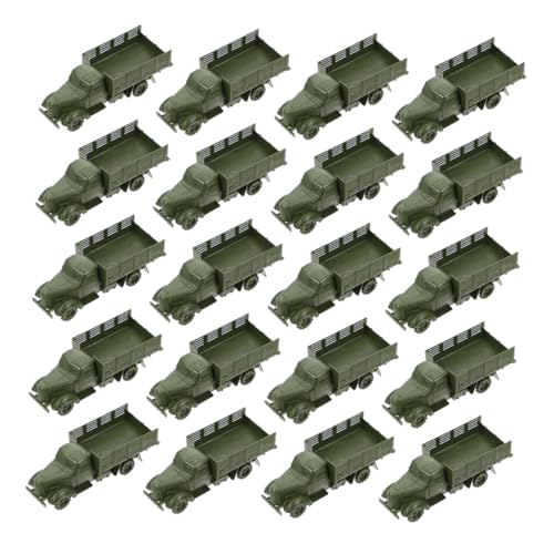 Yardwe 20 Stück LKW-Modell Spielzeugauto aus Kunststoff Kinderspielzeug Kinderautospielzeug für Transportfahrzeuge Fahrzeuge für pp Olive Green Yardwe 20 Stück LKW-Modell Spielzeugauto aus Kunststoff Kinderspielzeug Kinderautospielzeug für Transportfahrzeuge Fahrzeuge für pp Olive Green von Yardwe