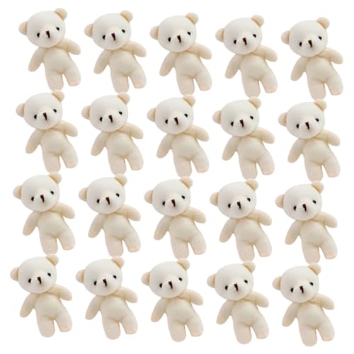 Yardwe 20 Stück Mini-Bärpuppe Bärenpuppe Plüsch klein ausgestopftes Tier trägt Masse Bärenfigur Minibär für Hochzeitsdekorationen Mini-Bärenspielzeug Partygeschenke tragen Stoff Yardwe 20 Stück Mini-Bärpuppe Bärenpuppe Plüsch klein ausgestopftes Tier trägt Masse Bärenfigur Minibär für Hochzeitsdekorationen Mini-Bärenspielzeug Partygeschenke tragen Stoff von Yardwe