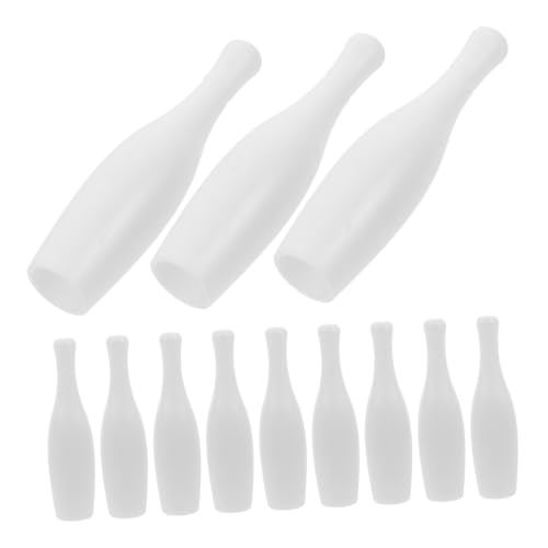 Yardwe 20 Stück Mini-Bowling Tischspiel-Bowlingkugeln Schreibtisch-Bowling-Spielzubehör Ersatz-Bowling Ersatz für Bowlingspiele Desktop Bowling -Spiel Tischspiel Bowling die Hüften Weiß von Yardwe