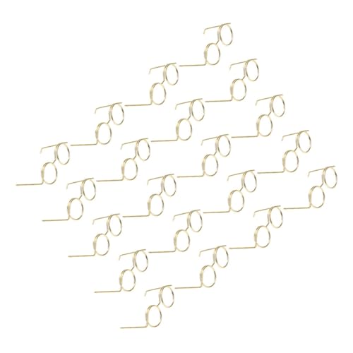 Yardwe 20 Stück Mini-Brillenspielzeug Miniatur -Szenenzubehör Miniaturbrille lustige Brillendekore Miniatur-Brillen-Requisiten Mini-Sonnenbrille Mini-Gläser zum Basteln Metall Golden Yardwe 20 Stück Mini-Brillenspielzeug Miniatur -Szenenzubehör Miniaturbrille lustige Brillendekore Miniatur-Brillen-Requisiten Mini-Sonnenbrille Mini-Gläser zum Basteln Metall Golden von Yardwe