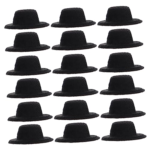 Yardwe 20 Stück Miniatur Schwarze Formelle Hüte für Puppen Hochwertige Accessoires für DIY Projekte zum Fotografieren für Cosplay für Geburtstagsgeschenke und Feiertage Yardwe 20 Stück Miniatur Schwarze Formelle Hüte für Puppen Hochwertige Accessoires für DIY Projekte zum Fotografieren für Cosplay für Geburtstagsgeschenke und Feiertage von Yardwe