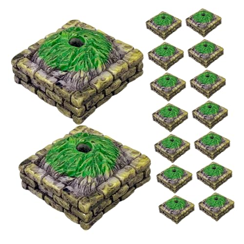 Yardwe 20 Stück Miniaturbaumständer Resin Tiny Tree Base für DIY Sandtisch Zubehör und Miniaturarchitektur Kreative und Detailreiche Szenen Yardwe 20 Stück Miniaturbaumständer Resin Tiny Tree Base für DIY Sandtisch Zubehör und Miniaturarchitektur Kreative und Detailreiche Szenen von Yardwe