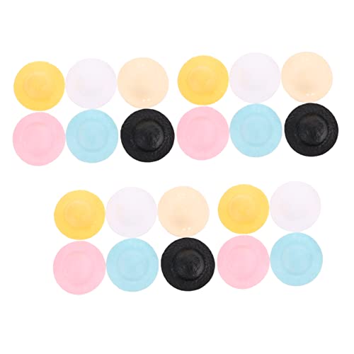 Yardwe 20 Stück Miniaturhüte Teiliges DIY Bastelaccessoires für Puppen und Dekoration Kreative Projekte und Fotografie Zufällige Farben Yardwe 20 Stück Miniaturhüte Teiliges DIY Bastelaccessoires für Puppen und Dekoration Kreative Projekte und Fotografie Zufällige Farben von Yardwe