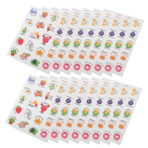 Yardwe 20 Stück Motivationsaufkleber für Englische Belohnungsaufkleber Selbstklebende Sticker für Lehrer Spaßige Dekoration für Schule und Zuhause und Langlebig Yardwe 20 Stück Motivationsaufkleber für Englische Belohnungsaufkleber Selbstklebende Sticker für Lehrer Spaßige Dekoration für Schule und Zuhause und Langlebig von Yardwe