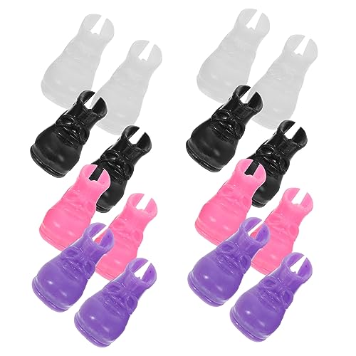 Yardwe 20 Stück Puppenschuhe für Puppenhaus Zubehör Cartoon Schuhe für Miniaturen und Kreative Dekoration Yardwe 20 Stück Puppenschuhe für Puppenhaus Zubehör Cartoon Schuhe für Miniaturen und Kreative Dekoration von Yardwe
