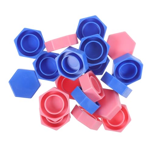Yardwe 20 Stück Sechseckige Schachfiguren aus Spielzubehör für Fliegendes Schach und Brettspiele Große Spielsteine und Unterhaltsames Lernspielzeug Yardwe 20 Stück Sechseckige Schachfiguren aus Spielzubehör für Fliegendes Schach und Brettspiele Große Spielsteine und Unterhaltsames Lernspielzeug von Yardwe