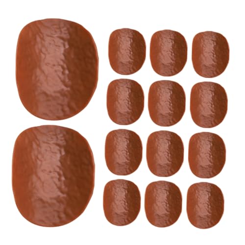 Yardwe 20 Stück Simulierte Kartoffelchips Pommes-Frites-Partydekorationen Requisiten für Lebensmittelpräsentationen falsches Brot Kartoffelschneider für Pommes PVC Coffee von Yardwe